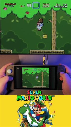 Super Mario World SNES / Nintendo Switch 2 Gameplay / Forest of Illusion 1 / 2160p 4k 60fps Loop