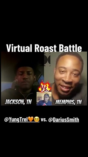 VIRTUAL ROAST BATTLE🔥🚀 @YungTrel🧡😵‍💫 vs.The Light Heavyweight Champion @Darius Smith ‼️ Who y’all think won??? COMMENT BELOW 👇🏾 If you’re interested in Virtual Battling DM the page now‼️ #memphiscomedy #memphisroasting #columbusgacomedy #phenixcityalcomedy #dfwcomedy #roastcomedy #roastbattle #roastbattles #comedy #anyonecangetit #justjokes #justcomedy #fyp #fy #foryoupage #fortworthtx #birmingham #sanjose #virginia #pompano #louisiana #pensacola #batonrouge #wacotexas