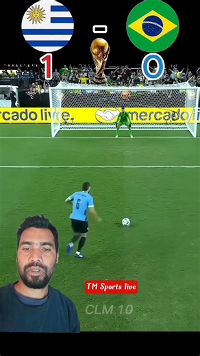Brazil vs Uruguay | FullPenalty🙏 #football #skills #goals #shortvideo
