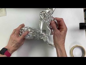 Easy Sculptures with Aluminum Foil