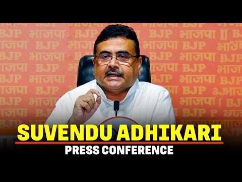 Suvendu Adhikari Press Conference |BJP Delegation Meets West Bengal CEO Manoj Kumar Agarwal |Kolkata
