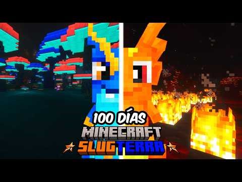 Sobreviviendo 100 DÍAS en Minecraft BAJOTERRA (Legends of SlugTerra)