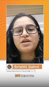 As one of our students puts it: “I figured things out on my own, and that really helped me develop a strong development mindset.” Our students understand that learning is about more than just theory; it’s about applying knowledge in real world scenarios. From day one, they’re given tools and tasks that challenge them to think critically and solve problems creatively. Ready to start your own journey of hands on learning? Join us and transform your skills today! #codingninjas #testimonial | Coding
