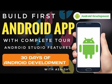 2. Build First Android App | Android Studio Features | 30 Days Android Development | Code By Ashish