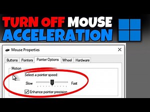 How To Turn Off Mouse Acceleration in Windows 10 | Full Guide