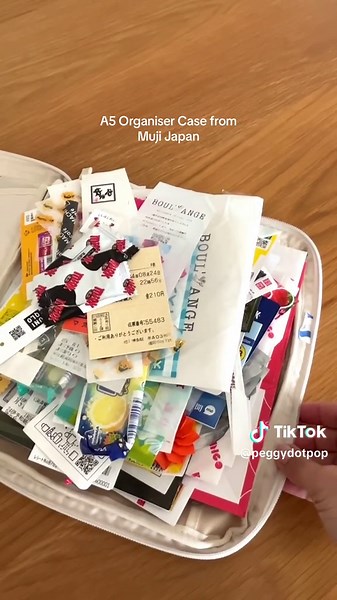 A5 Organiser Case from Muji Japan for Journals