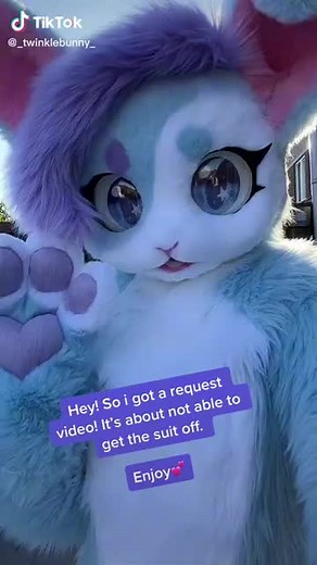 Stuck in Bunny Fursuit: Cute Kigurumi Adventure