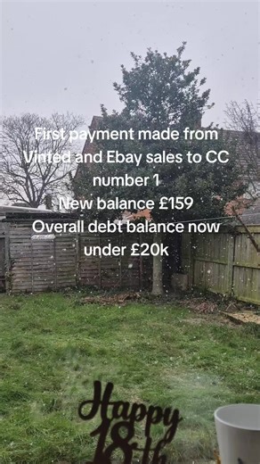 One step at a time, clearing lowest card first. Feels good to see the balance drop. #debt #debtmanagement #payments #money #moneymanagement