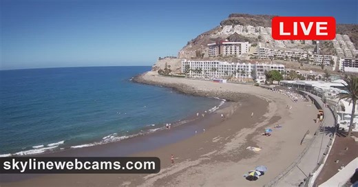 Live Cam Mogán - Playa del Cura | SkylineWebcams