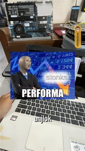 LAPTOP PURBA PUN MASIH MINTA SERVIS !! #shorts #viral #fypシ #servis #laptopjogja