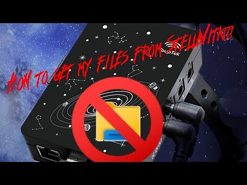 How to get files from Touptek StellaVita (AstroStation)
