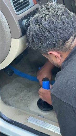 DIY CARPET STAIN FIX 🪄#chemicalguys #detailing #diy #interior #cleantok #stainremoval #viral