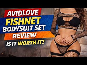 Avidlove Fishnet Bodysuit Review | Long Sleeve Crop Top with Stockings Outfit