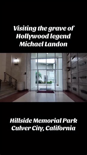 Freyzel Productions on Instagram: "Visiting the grave of Hollywood, legend Michael Landon at Hillside Memorial Park Cemetery in Culver City, California. #famousgraves #hollywood #cemetery"