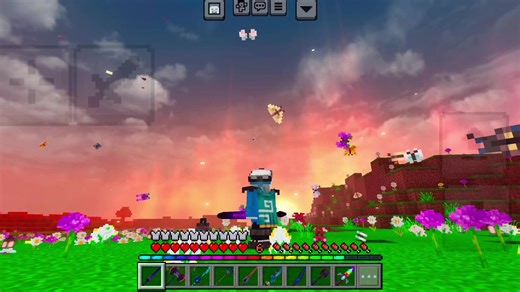 Epic Sword Attacks in Minecraft Gameplay