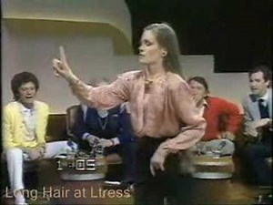 Lorraine Chase .. long mane swishing back and forth