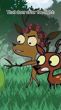 this not Bambi! That deer after the fight 🦌