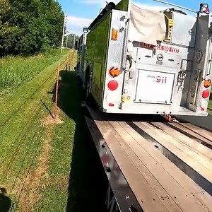 The Complex Process of Towing a Fire Truck! #cars #trucks #rescue #reels | Ron Pratt