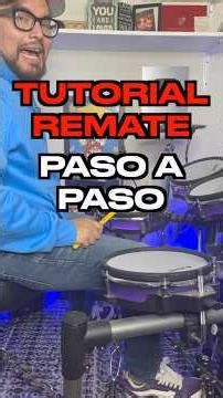 Tutorial REMATE batería paso a paso 🤩🥁
