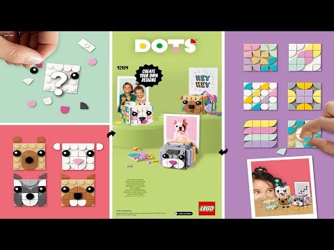 🪩 LEGO instructions 🪩 Dots 🪩 41904 🪩 Animal Picture Holders 🪩