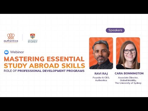 Webinar Recording: Mastering Essential Study Abroad Skills | Authentica