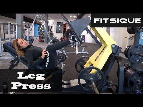 LEG EXERCISE: Technogym Leg Press Machine