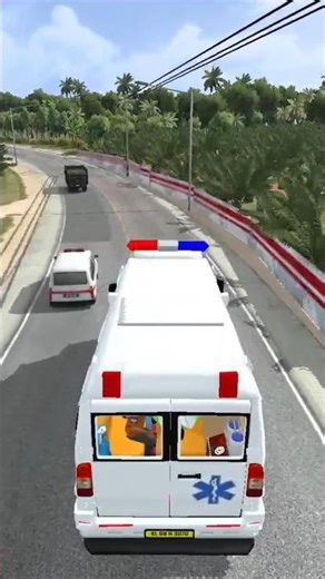 bus simulator indonesia me new update #bussid #ambulancegames #shorts