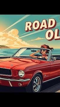 50s & 60s Rock & Roll Love Songs 🎵 Vintage Road Trip Vibes #oldies #shorts