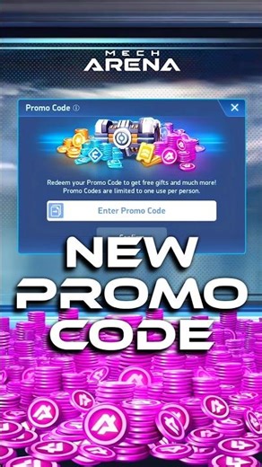 🎁 Claim 2 NEW Promo Codes! FREE Rewards – Mech Arena #mecharena #promocodes #shorts