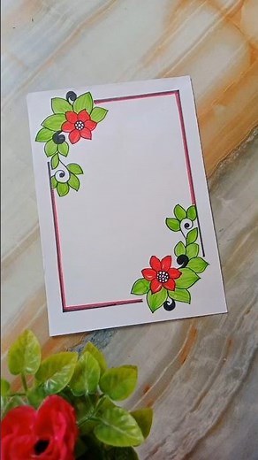 6 borderdesigns for project #schoolprojectideas #easyborderdrawing #frontpagedesign #shortsfeed