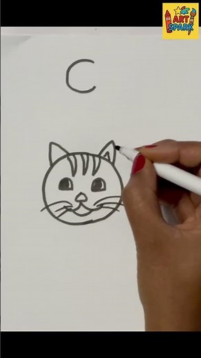 DRAW WITH ALPHABET C || Easy Drawing Tutorial for Beginners