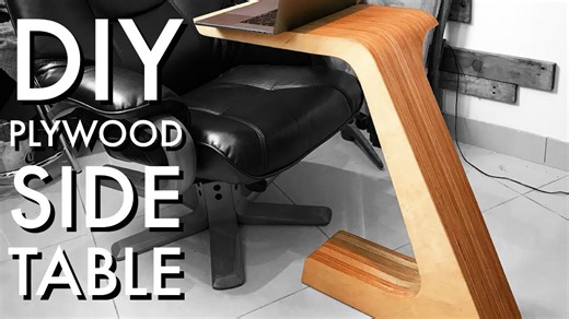 DIY Plywood Side Table from 1 Sheet of Plywood - #RocklerPlywoodChallenge