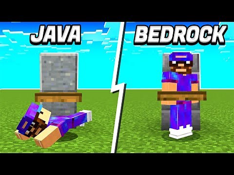 Minecraft Java VS Bedrock : Les 30 différences étranges !