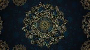 Download Elegant gold mandala graphic design for backgrounds and decorative elements in your creative projects, Ramadan special animated intro for free