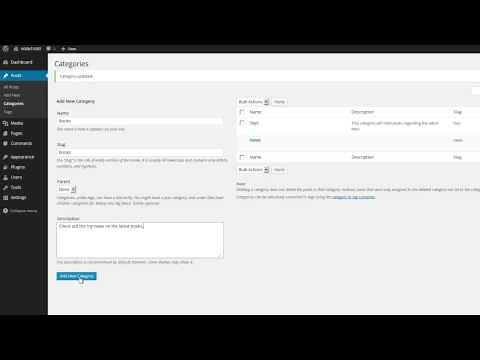 Setting Up and Managing Categories in WordPress