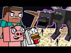 The End & Elytra!! | Block Squad (Minecraft Animation)