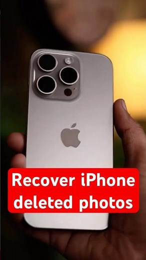 Recover iPhone Deleted Photos | #iPhoneTips | #iPhoneHack | #iOS | #iPhoneTricks | #ytshorts