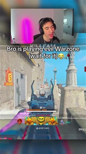 Bro is on Evil Warzone 😭🙏