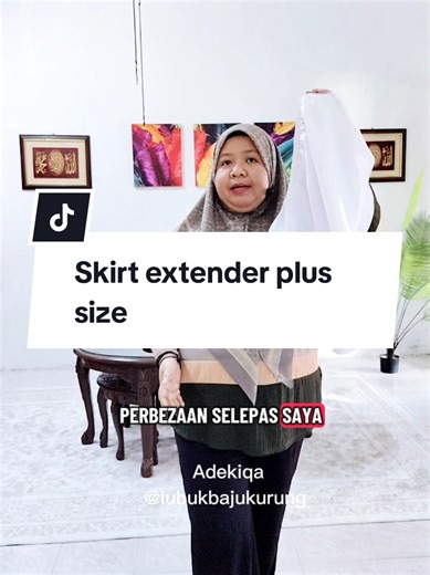 Skirt extender plus size #skirt #extender #plussize #skirtextenderplussize #skirtextendermuslimah
