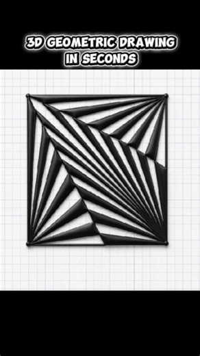 Amazing 3D Illusion On graph Paper 😲🔥 #3dart #3ddrawing #3dfigure #drawingtutorial #paperart #easy3d