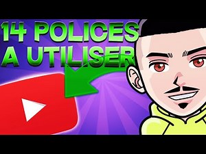 14 POLICES D'ÉCRITURE À UTILISER POUR VOTRE YOUTUBE❗️🎯