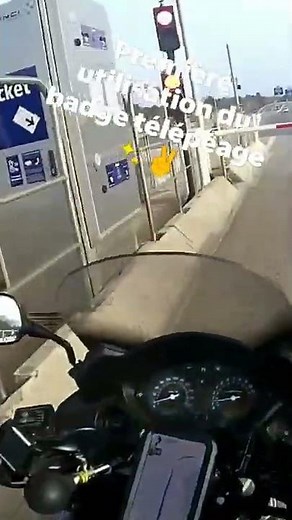 Première utilisation du badge télépéage, ça change la vie!