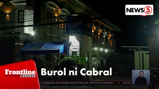 #FrontlineWeekend | Nakaburol na sa isang funeral home ang mga labi ni dating Department of Public Works and Highways (DPWH) undersecretary Catalina Cabral. | via Reiniel Pawid For more videos, visit us at www.news5.com.ph | News5