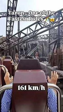 Taron, One of the Fastest Roller coaster in Germany 🎢🇩🇪 #phantasialand #taron