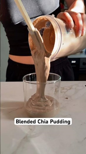 Healthy Breakfast for Digestion 💪 Blended Protein Chia Pudding #mrsflury Meal Prep Recipe