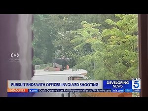 Woman shot by police after pursuit ends in Woodland Hills