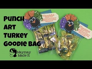 Owl Punch to Turkey Treat Bag Punch Art
