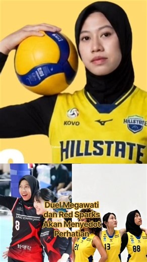 Duel Megawati dan Red Sparks Akan Menyedot Perhatian#shorts#olahraga#volleyball#voli#volley#vleague