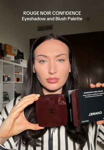 Unboxing Chanel's Rouge Noir Confidence Palette ❤️ #chanelbeauty #makeuptutorial #newmakeup #unboxing #beautyreview