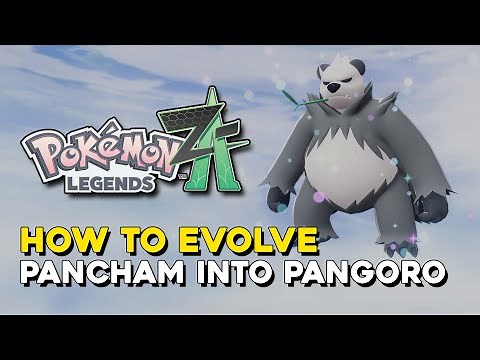 Pokemon Legends Z-A How To Evolve Pancham Into Pangoro